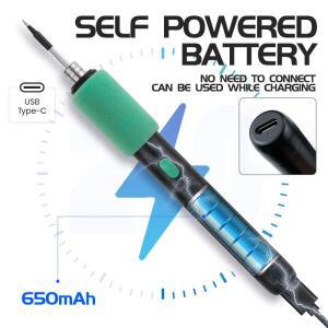 15W5V 무선 납땜 인두 도구 키트  휴대용 USB 충전 용접 유지  와이어 홀더