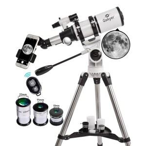 Gskyer 망원경 성인용 80mm AZ 우주 천문 굴절 어린이 성인 천문학 독일 기술 범위