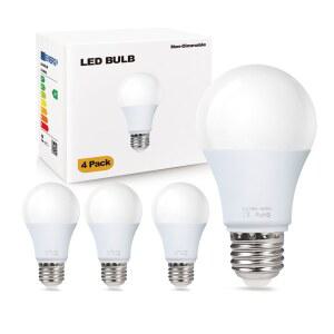 촛대전구 4팩 220V LED 전구 E27 9W 가정용 백색 절전형 18W 12W 램프 6W SMD2835 15W 냉광온광 스포트라이트
