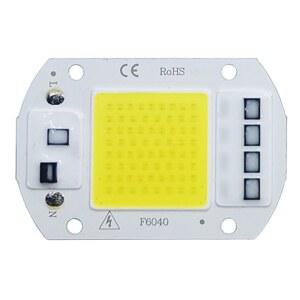 촛대전구 COB LED 램프 칩 AC IP65 50W 전구 IC 스마트 스포트라이트 20W 전력 홍수 야외 220V 10W 30W