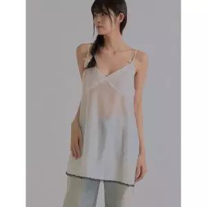 SORRY TOO MUCH LOVE Ethereal Lace Bustier Sheer Dress_White 01925WHSP100SLR0 3415246