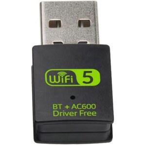 블루투스 동글, WLAN USB 스틱 600MBPS 무선 /5GHZ 카드 PC WI-FI WIFI 밴드 어댑터 2.4GHZ 듀얼 네트워크