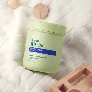 NEW 그린핑거 힘센보습 에센셜 크림 500g (오렌지그린티향) / 신생아 베이비 온가족용 스킨케어