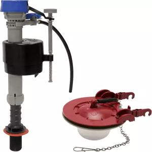 터 K-400H-040-T5 퍼포스 필 밸브 및 3인치 플래퍼 변기 수리 키트 컬러