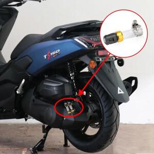 PCX150 ADV150 Aerox 155 Nmax V1 V2 Click 125i 용 태국의 범용 모토 에어 필터 드레인 튜브 헤드