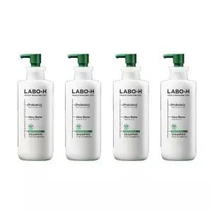 라보에이치샴푸 탈모 라보에이샴푸 샴프 쿨링 라바에이치 지성 400ml 4개 MJ