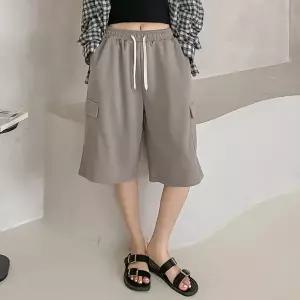 [유어하젤] 라피타 밴딩 카고 버뮤다 반바지_M4905