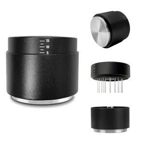 JUELICH 3-IN-1 커피 디스트리뷰터 및 탬퍼 에스프레소 분배 키트, 도구 58MM WDT 전문 포타필터(58MM)에 액세서리 적합 포함 - 세트,