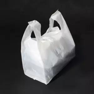 좋은봉투 소 유백 1000매 손잡이 비닐 배달음식포장 투명 봉지 일회용