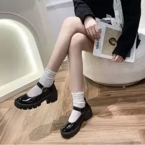 펌프스 스트랩 캐주얼구두 통굽힐 여자로퍼 웨지