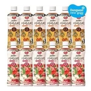 [동원] 보성홍차 아이스티 제로 500ml 한라봉 x 6개 + 애플 x 6개