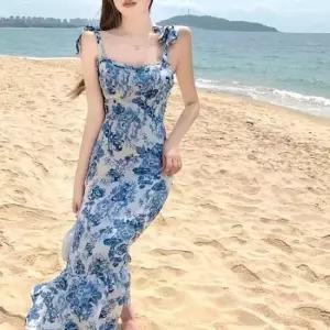 데일리 여자 나시 원피스 치마 꽃무늬 편한 끈 예쁜