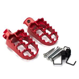 XINGWU 더트 바이크 풋레스트 알루미늄 풋페그 페달 XR50R PW50 CRF70 TW200 KLX110 CRF50 50CC 70CC 90CC 110CC 125CC 타오타오 오토바이 부품용