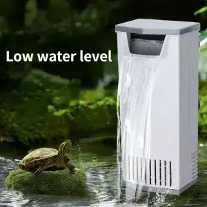 낮은 수위 산소 공급 및 200L/h 유량 220-240v를 갖춘 거북이/어항용 에너지 절약형 3W 폭포 필터 펌프