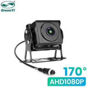카메라브래킷 GreenYi 170 AHD 1920 1080P Fisheye 광각렌즈 고화질 별빛 야시경 자동차 리어뷰 버스트럭용 카메라