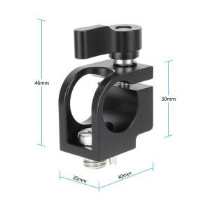 호환 CAMVATE 19mm 싱글 로드 클램프 (ARRI 로케이팅 스크류 포함) EVF 마운트 지원 시스템  카메라 케이지