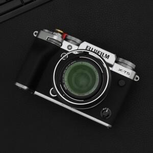 호환 Haoge LH-FJ35S 라운드 메탈 렌즈 후드  후지필름 XF 35mm f/2 R 실버