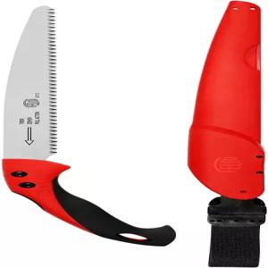 FELCO 611 가지치기 톱 - 나무 다듬기 및 임업용 스트레이트 풀 스트로크 나뭇가지 절단기 테이퍼 경화