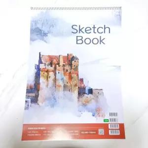 전문가용 4절 드로잉 스케치북 180g 8매 국내산 백색 도화지 벡색 크로키북 미술학원 두꺼운