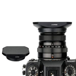 호환 카메라 사각 렌즈 후드 쉐이드 캡  차광 마스크 보호 커버 배플  후지필름 XF35SII XF23mm f/2 R