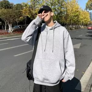 [하프클럽/셀럽하우스]남여공용 겨울 기모후드티 무지후드티 단체티 2컬러