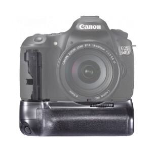호환 카메라 핸드 그립 거치대  LP-E6 충전  캐논 EOS 60D 교체 BG-E9  2 개