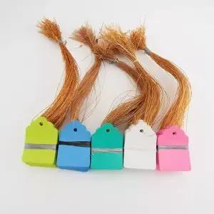 100pcs PVC 식물 꽃 기호 태그 레이블 냄비 hangling 마커 방수 허브 seeeding 원예 도구 용품 5 색