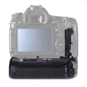 호환 BG-70D 80D BG-E14로 캐논 EOS DSLR 카메라 교체용 수직 배터리 그립 홀더