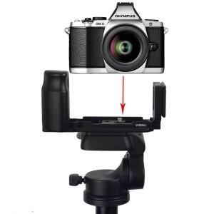 호환 메탈 카메라 핸드 그립  올림푸스 OM-D E-M5 미러리스 디지털 아르카 스위스 표준 RRS 레버 클램프
