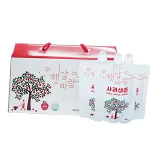 햇살바람 사과생즙 스파우트형 30봉(1박스) 110ml