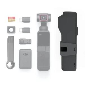 호환 휴대용 박스 보관 가방 하드 쉘 케이스 실리콘 고정 스트랩 손목 포함 DJI OSMO Pocket 2 짐벌 카메라