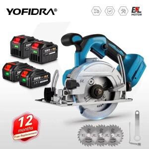 요피드라 브러시리스 bldc 5인치 125MM 전기 원형톱 목공용 전동 절단 공구 마키타 호환 18V 배터리 핀용