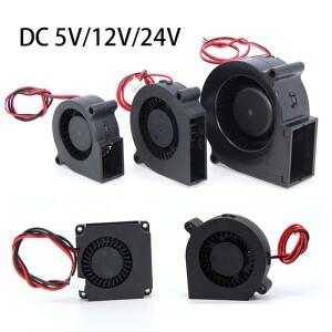 냉각 선풍기 4010 5015mm 5020 6015 7530, 2 핀 XPH2.54 와이어 DC 5V 12V 24V, 3D 프린터 쿨러 팬용 다중