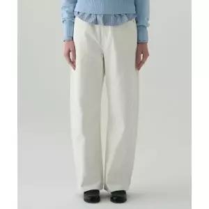 드로우핏 우먼 DRAWFIT WOMEN 커브드 와이드 핏 데님 팬츠 WHITE 303758