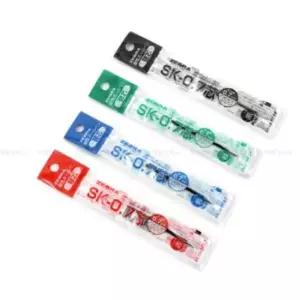 지브라볼펜리필 4색 리필 제브라 심지 클립온 0.7mm