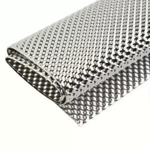 300X500mm 배기 열 실드 매니폴드 양각 알루미늄 터보 전기 자동차 액세서리 as shown