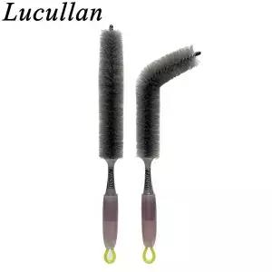좁은 스포크 휠 엔진용 Lucullan Ultra-Reach 18인치 구부릴 수 있는 자동차 디테일링 브러시