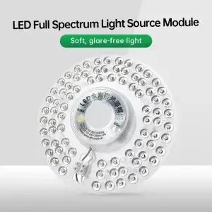 LED 패널 라이트 85V-265V 천장 조명 모듈 20W 40W 60W 100W 원형 교체용 리트로핏 보드 실내