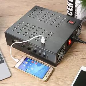 고속 멀티포트 USB 멀티 업소용 휴대폰 고속충전기 냉각팬