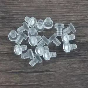50PCS 소음 감소 고무 투명 소프트 스템 범퍼 보호대 테이블 5mm 가구 캐비닛 도어 액세서리