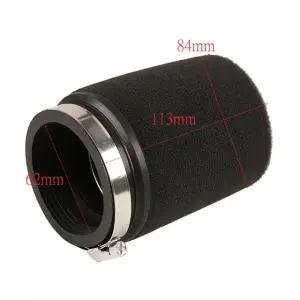 오토바이 구덩이 먼지 자전거 ATV 부품 62mm 폼 에어 필터 포드 PIT 쿼드 버기