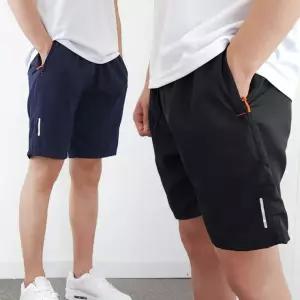 남성 여름 5부 반바지 쿨 밴딩 스판 편한 휴가바지 데일리 팬츠