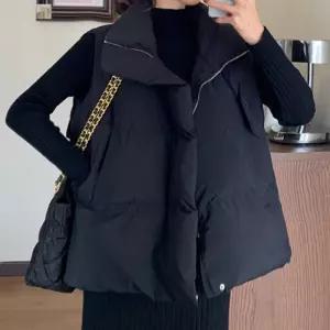 [퀸이즈][퀸이즈] 캐주얼 오버핏 웰론 패딩 조끼