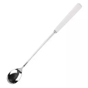 모던 도자기 롱스푼 화이트 20.5CM