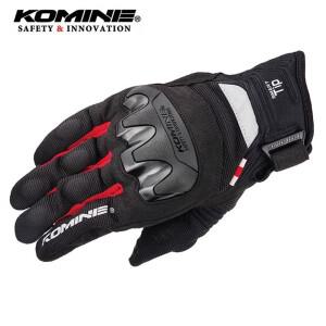 남자 Komine GK220 바이크 오토바이 장갑 블랙 레이싱 로드 레이스 4 시즌 모토 Guante