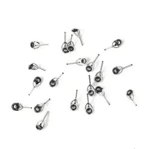 10Pcs 상단 가이드는 주조 낚싯대 수리 라이너 링 스테인레스 스틸 내경 0.9-2.2mm에 사용됩니다.