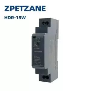 HDR-15W 5V 12V 15V 24V 48V SMPS 110V/220V AC-DC DIN 레일 설치 초슬림 산업용 스위치 전원 공급 장치
