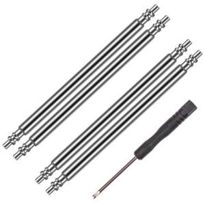시계 밴드 스트랩 액세서리 스테인레스 스틸 스프링 바 4pcs 실버 금속 수리 도구 16-28mm 링크 핀