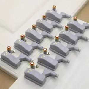 20/10Pcs 배터리와 캐비닛 조명 아래 LED 스마트 터치 범용 찬장 힌지 램프 센서 옷장 대 한 밤 빛