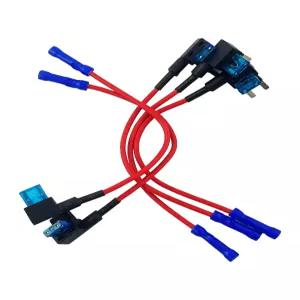 자빈코 5팩 12V 차량용 회로 퓨즈 탭 어댑터 미니 ATM APM 블레이드 홀더